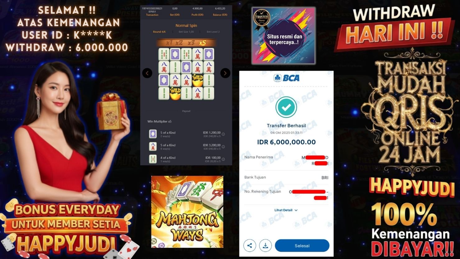 HAPPYJUDI JACKPOT SLOT MAHJONG WAYS